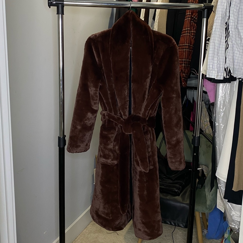 Reformation faux fur coat